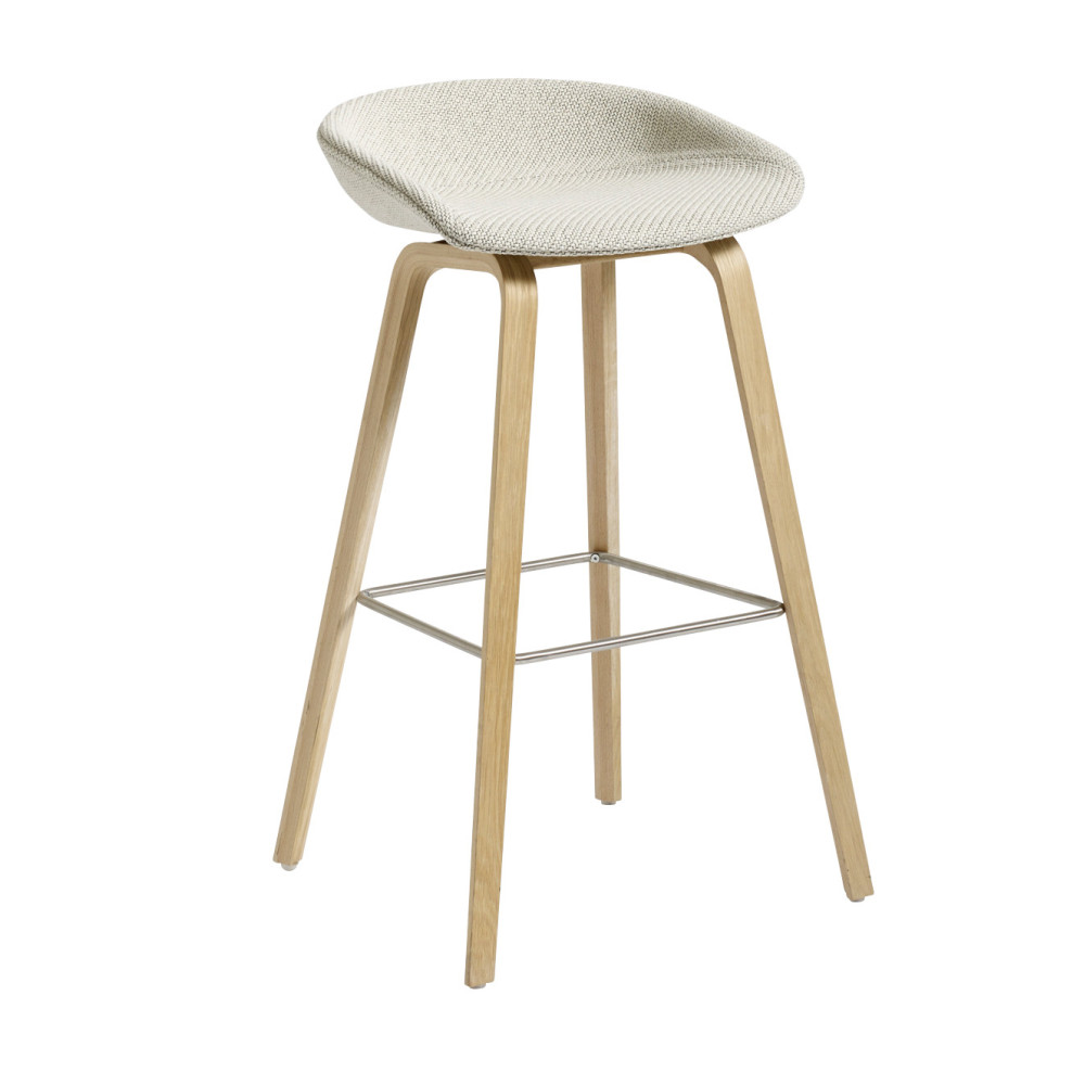 AMAGNI BAR SOFT TABOURET TISSU/BOIS